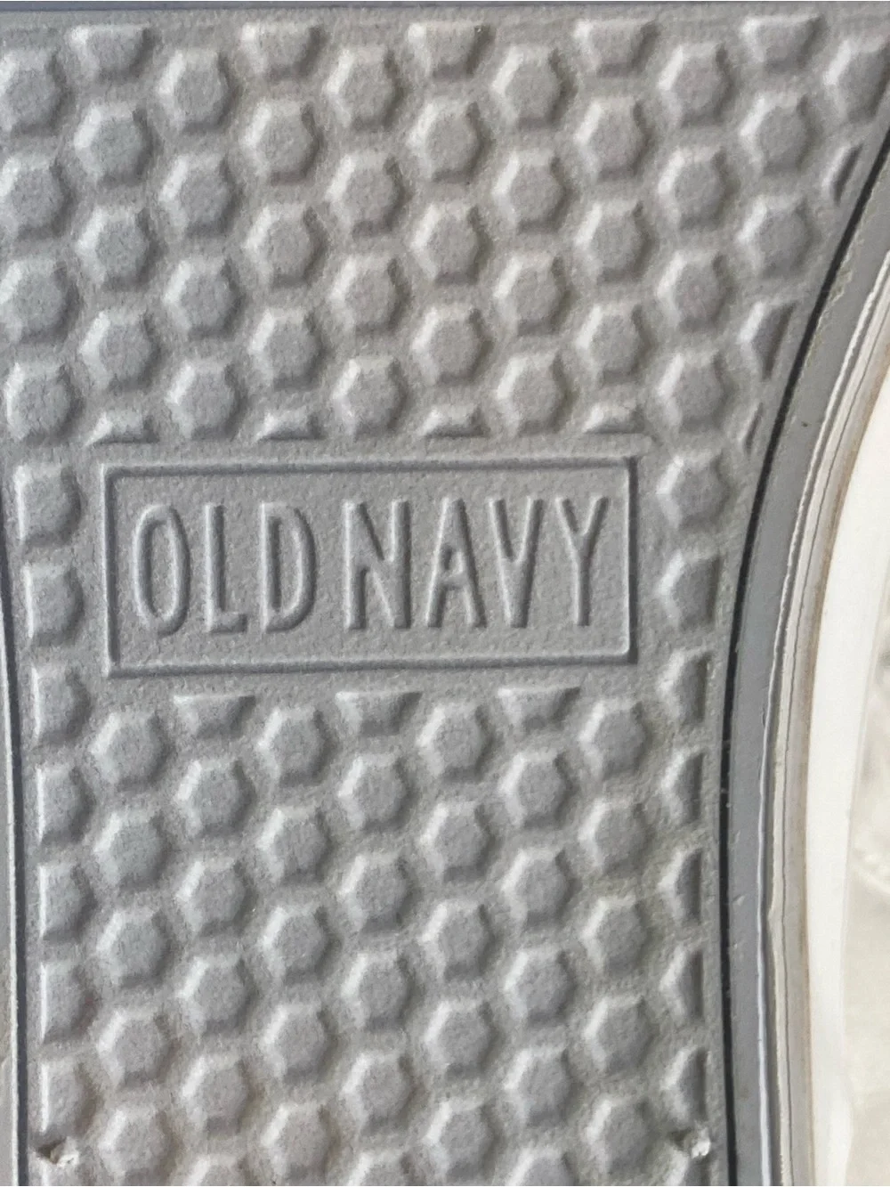 Old Navy White High-Top Canvas Sneakers for Kids